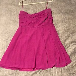 Express purple chiffon dress